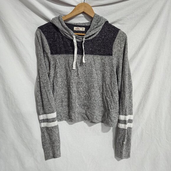 Hollister Varsity Heather Gray Hoodie Ladies Size M - Picture 1 of 4